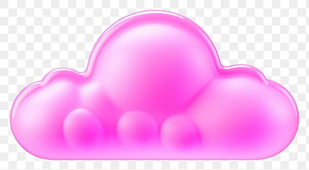 PNG  Pink cloud neon abstract purple light.