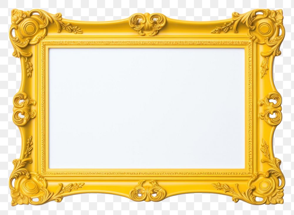 PNG  Yellow backgrounds rectangle mirror.