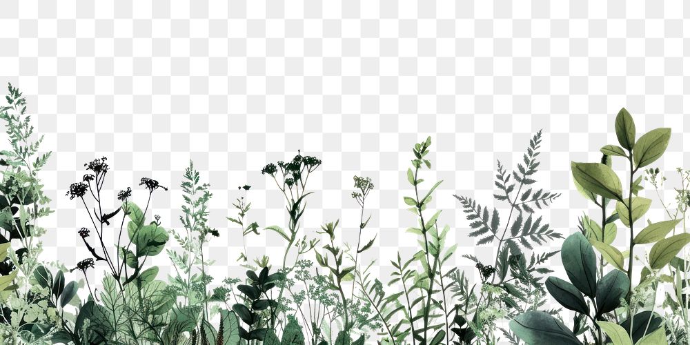 PNG Nature line horizontal border backgrounds outdoors flower.