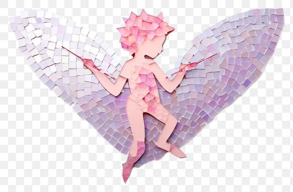 PNG Minimal cupid art angel toy.