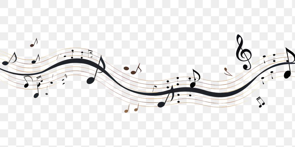 PNG Music line horizontal border backgrounds white background performance.