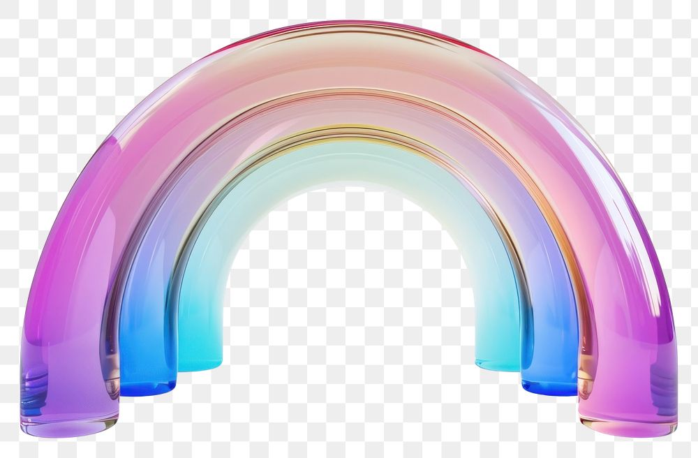 PNG Rainbow arch purple appliance spectrum.