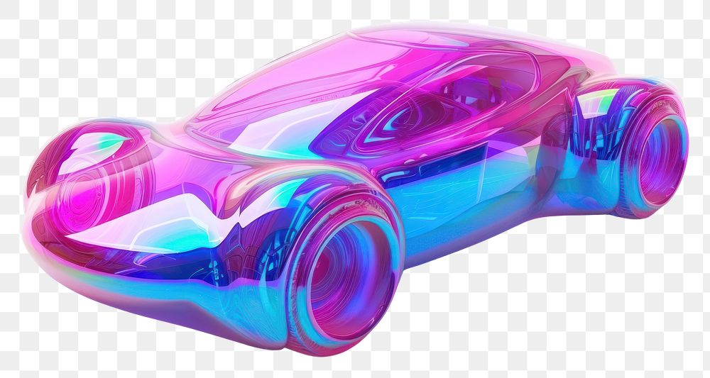 PNG Simple car icon purple toy white background.