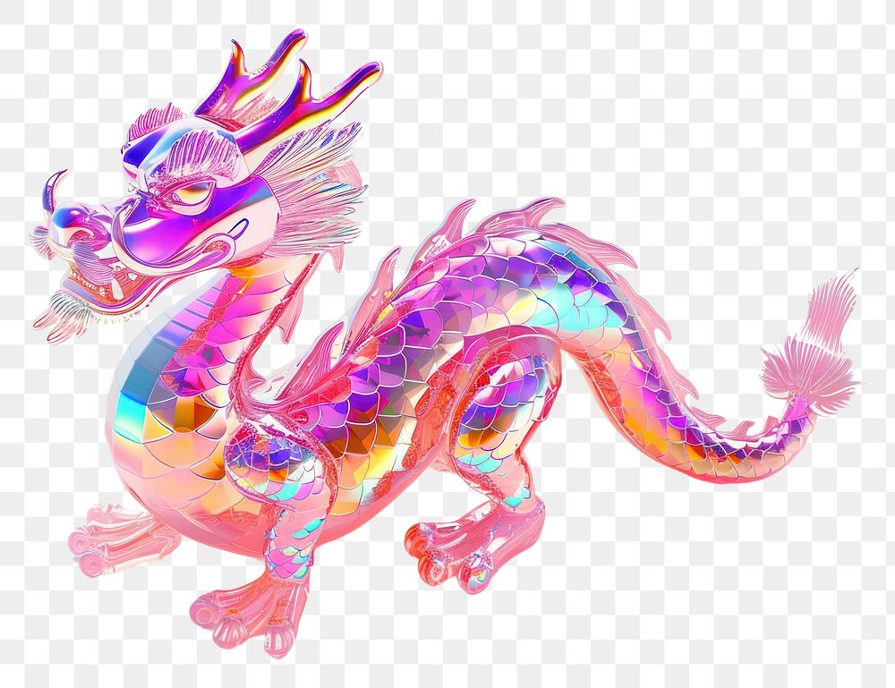 PNG Simple cute chinese dragon icon white background representation celebration.