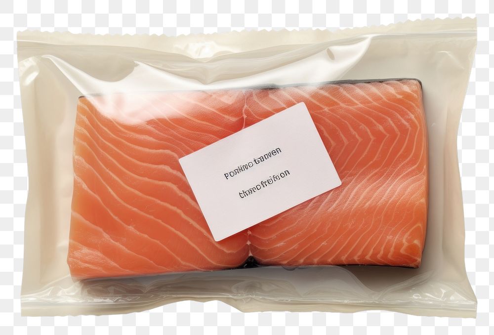 PNG Seafood salmon freshness label.