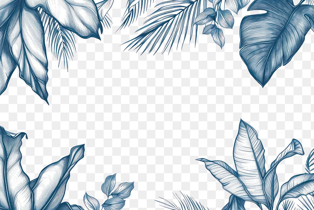 PNG  Abstract tropical plant backgrounds pattern nature.