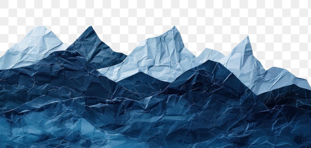PNG  Dark blue Mountain mountain nature paper.