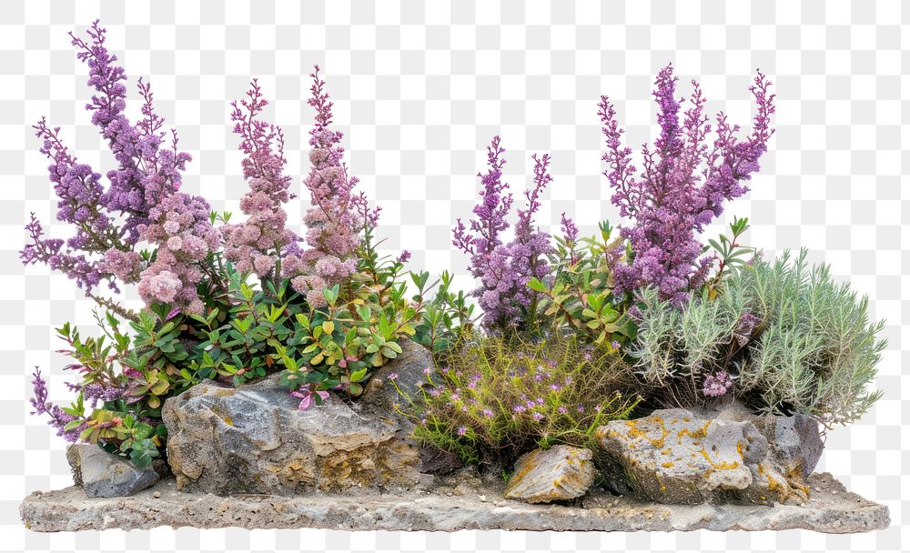 PNG Small garden flower lavender plant