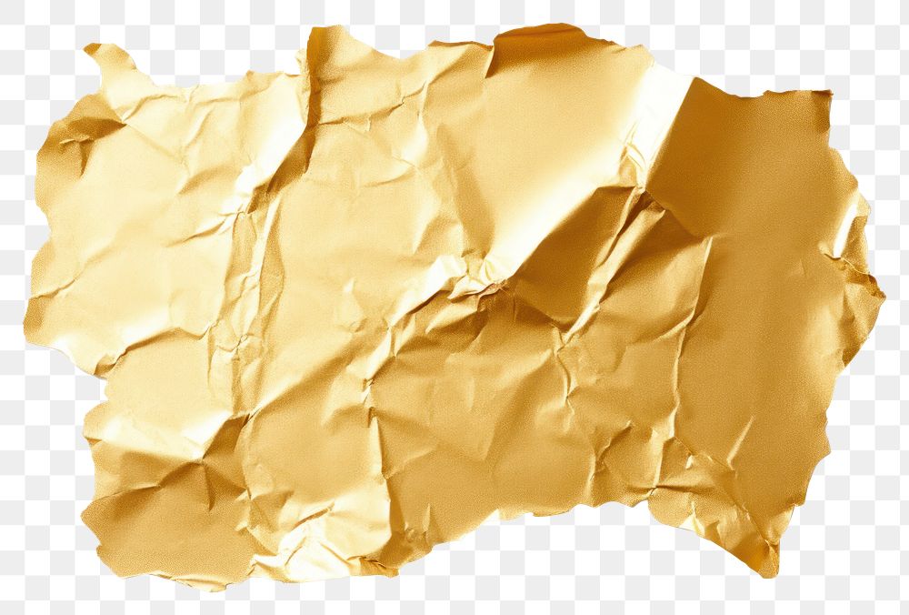 PNG Gold color paper with ripped backgrounds white background aluminium.