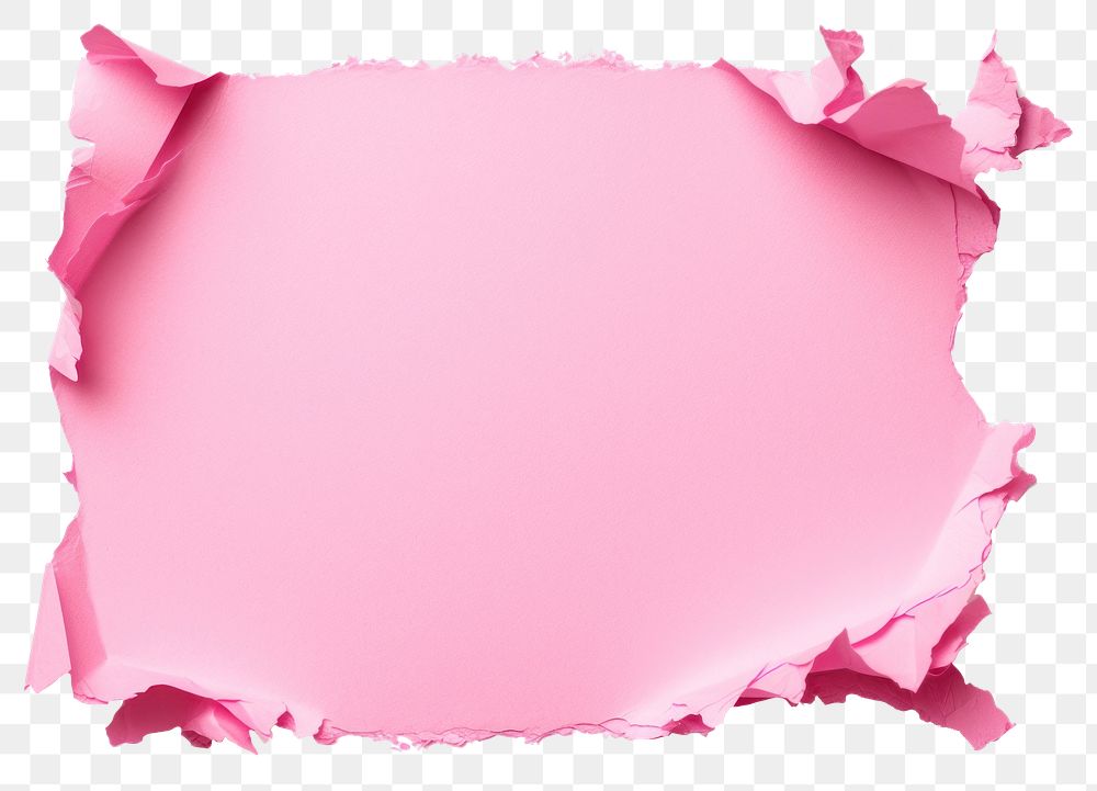 PNG A square pink torn paper backgrounds petal white background.