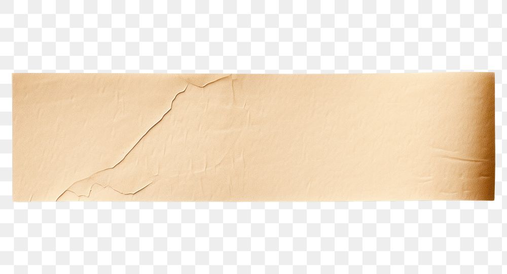 PNG Beige adhesive strip paper white background simplicity.