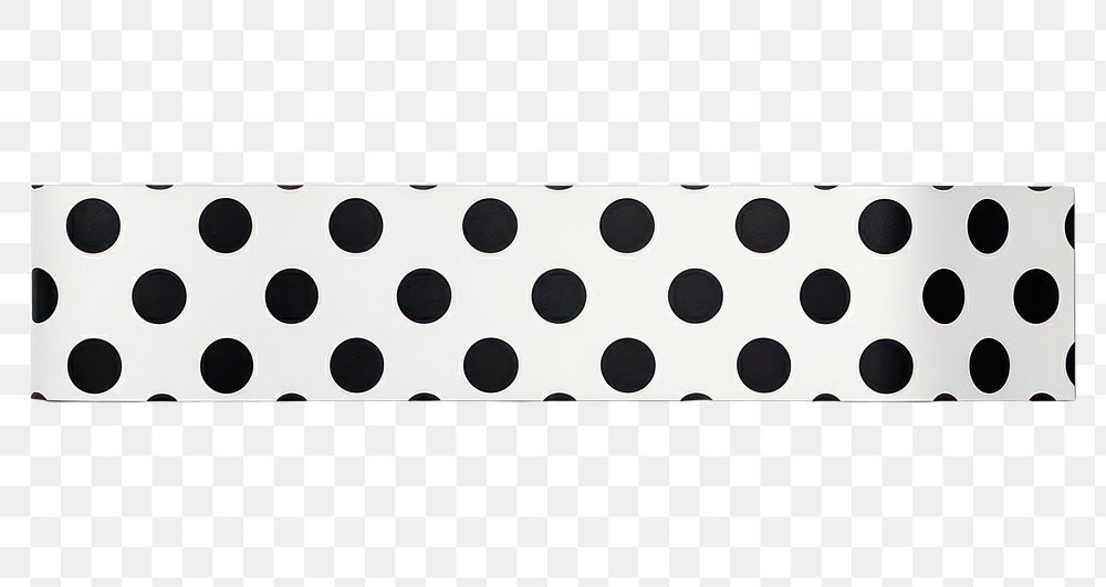 PNG Black big dot pattern adhesive strip white white background rectangle.