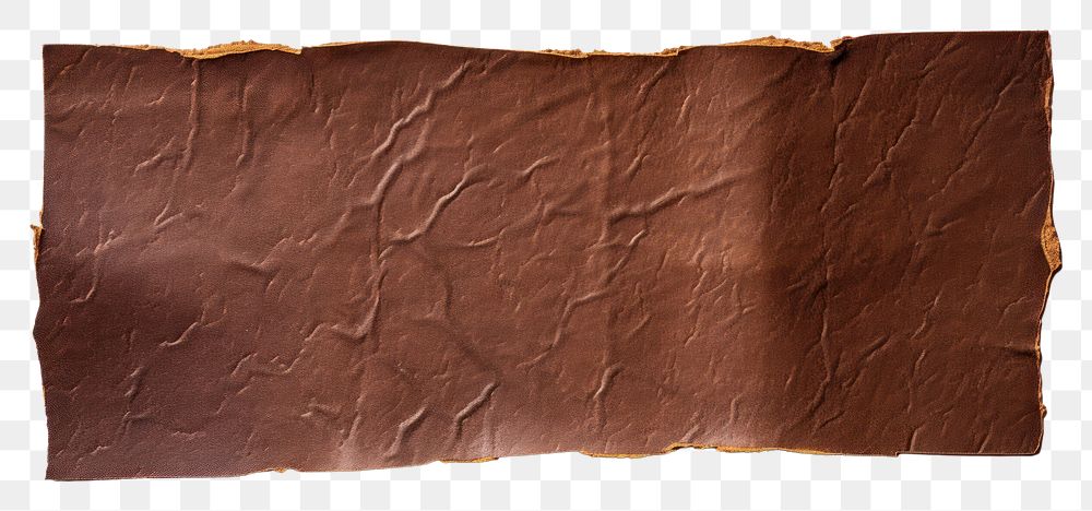 PNG Dark brown adhesive strip paper white background confectionery.