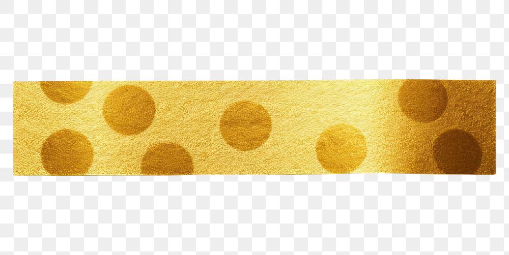 PNG Gold big dot pattern adhesive strip white background accessories accessory.