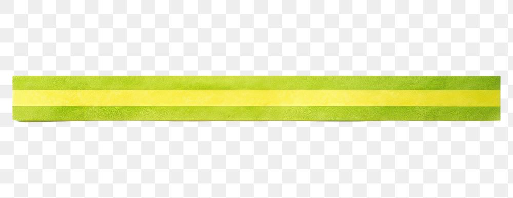 PNG Green yellow stripe adhesive strip paper white background rectangle.