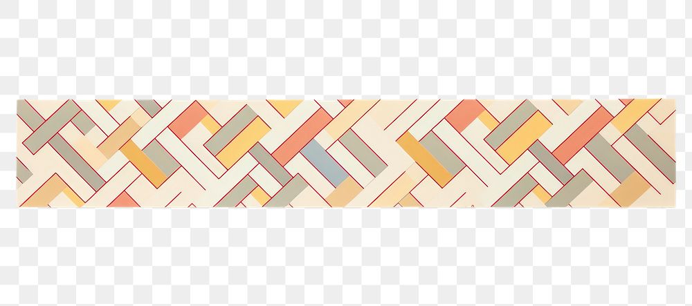 PNG  Modern geometric pattern adhesive strip white background architecture rectangle.