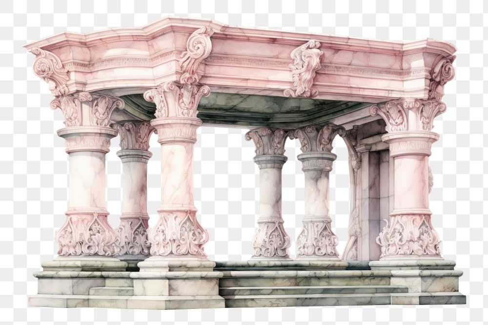 PNG Sculpture pillar architecture column creativity.