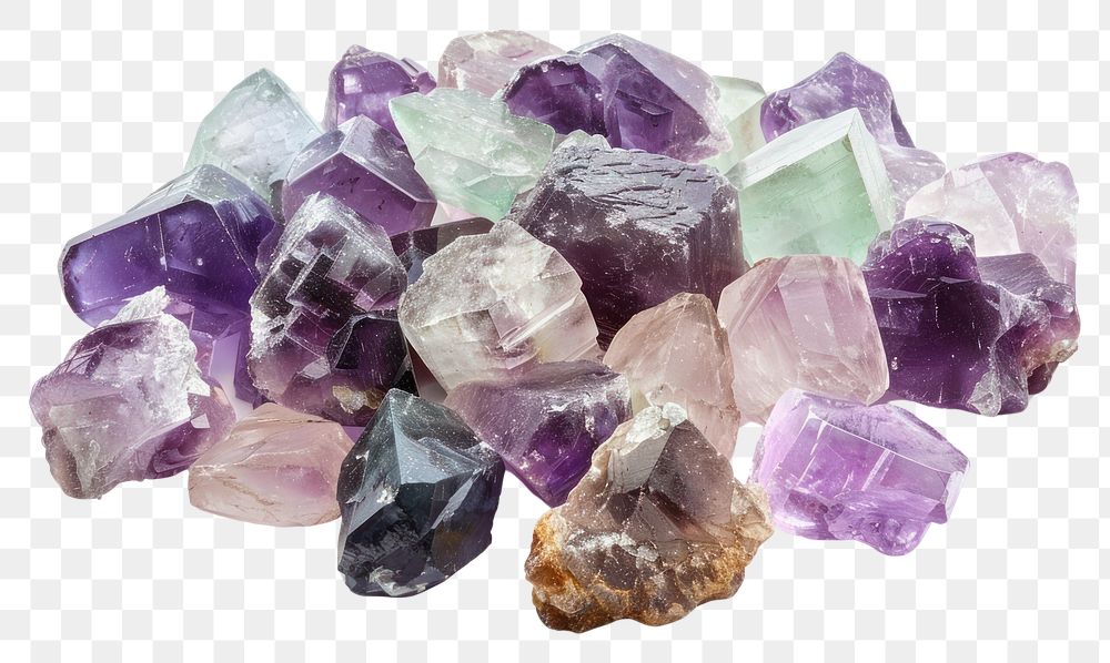 PNG Gemstone mineral amethyst crystal.