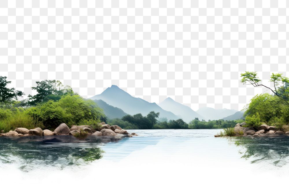 PNG River landscapes vegetation outdoors nature.