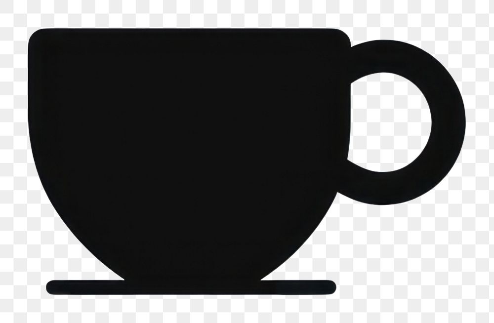 PNG Coffeecup logo icon Simple drink mug white background.