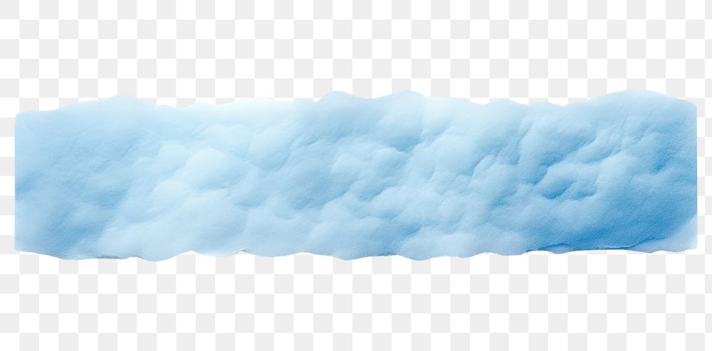 PNG Blue cloud adhesive strip backgrounds iceberg white.
