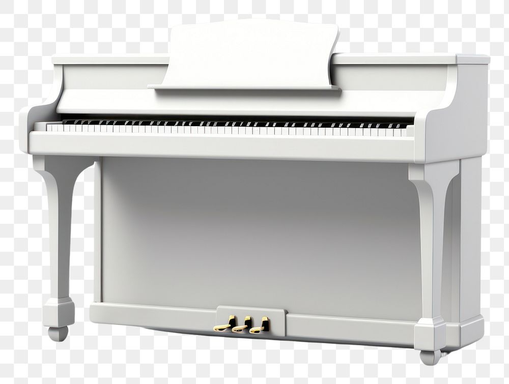 PNG Piano keyboard white white background.