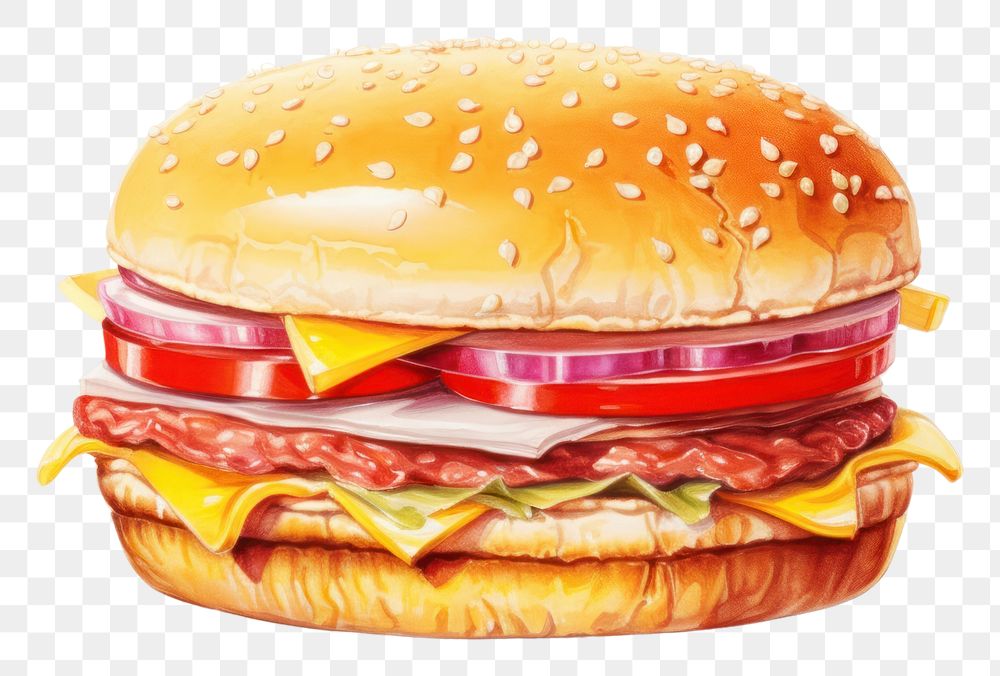 PNG Burger jelly burger food hamburger.