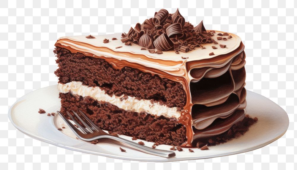 PNG Chocolate cake chocolate dessert cream