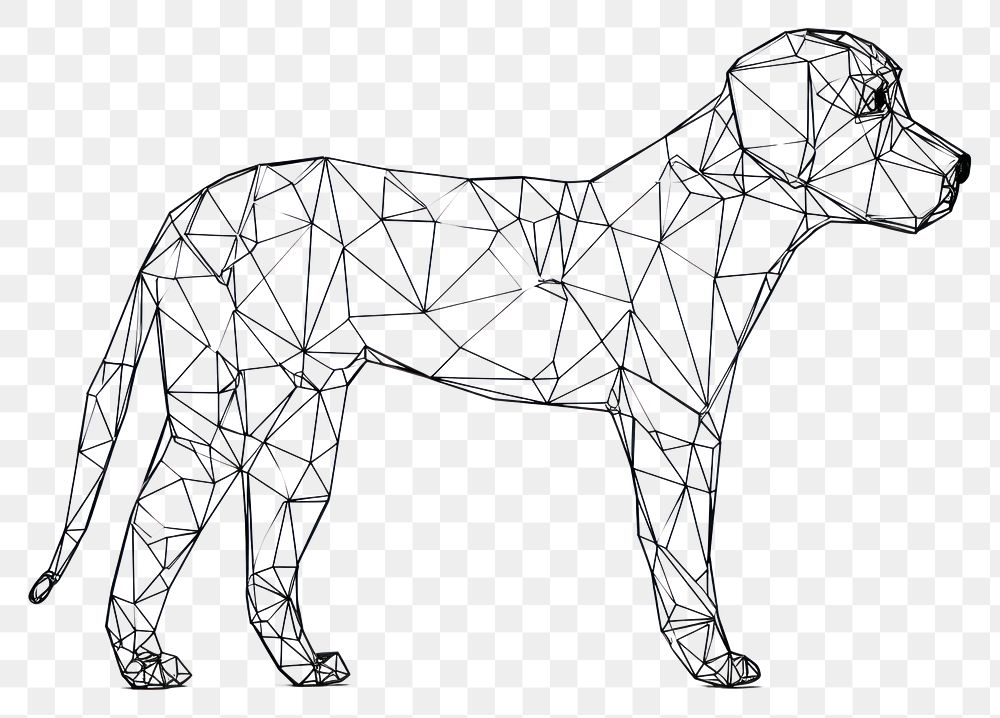 PNG Dog sketch drawing mammal.