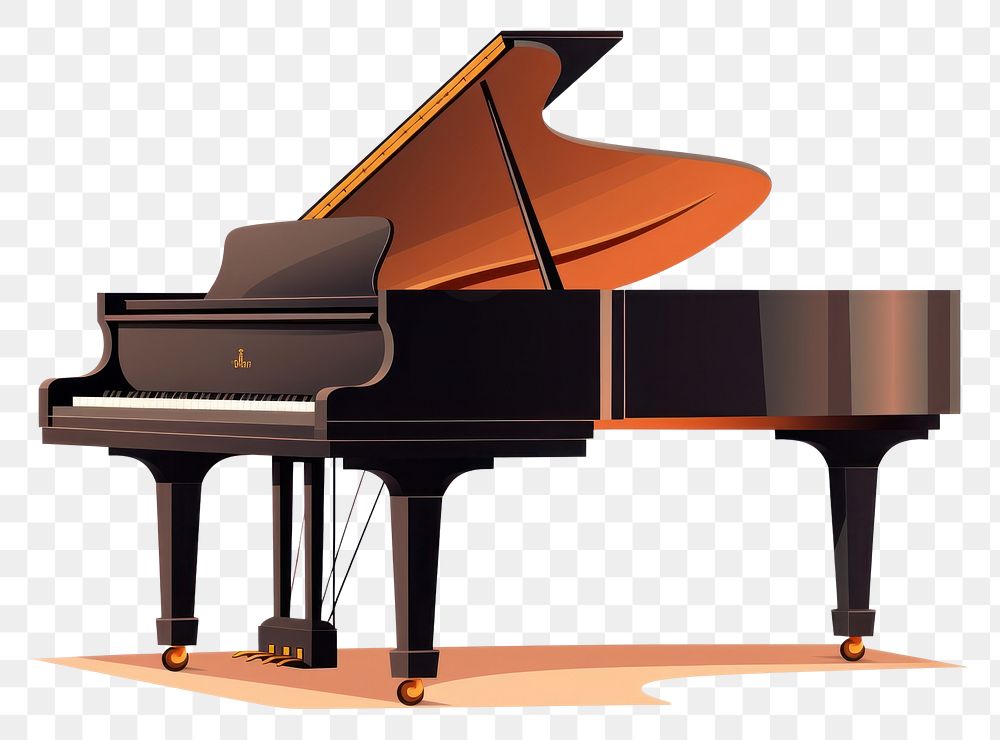 PNG Piano keyboard white background harpsichord.
