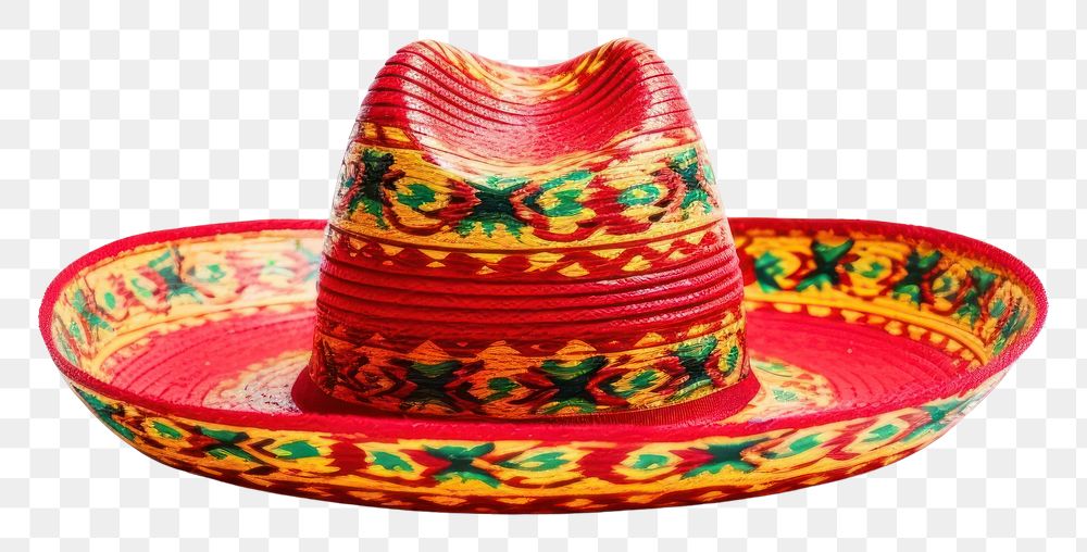 PNG Mexico sombrero white background celebration.