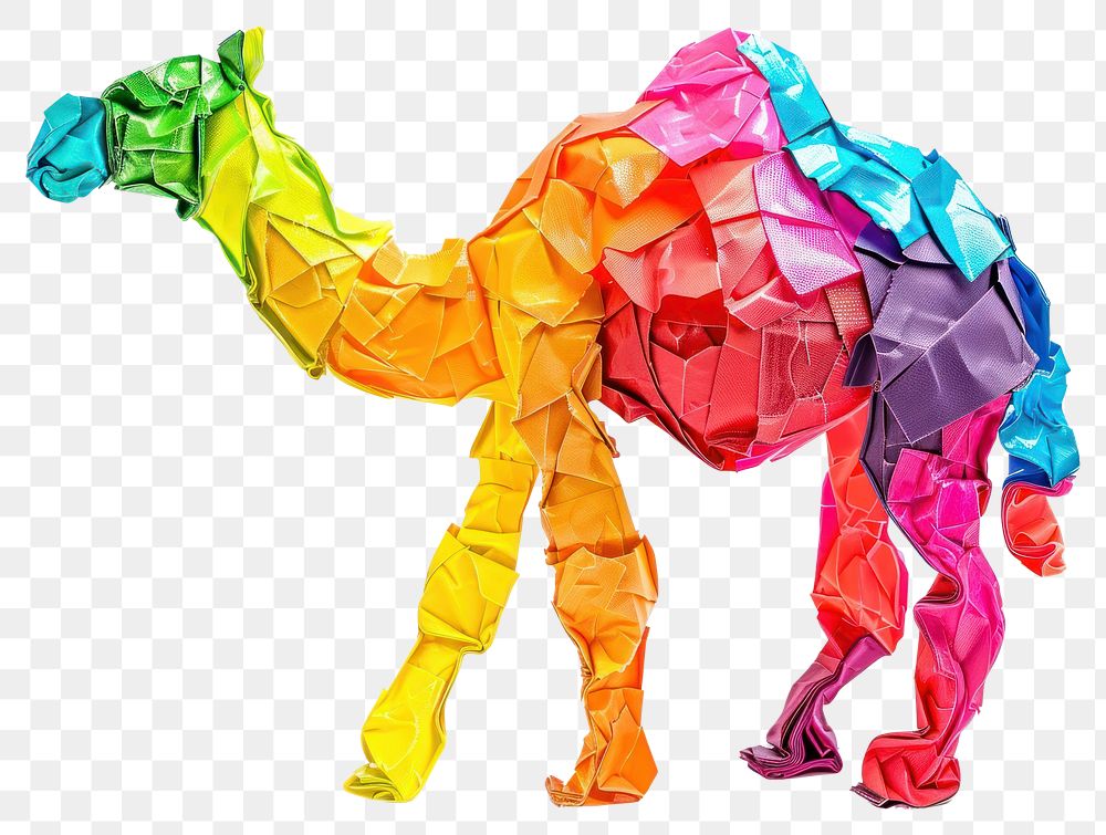 PNG Camel origami camel art.