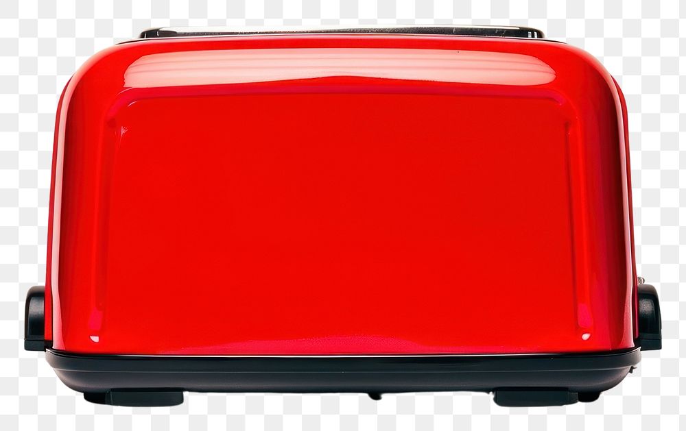PNG Red toaster red white background appliance.