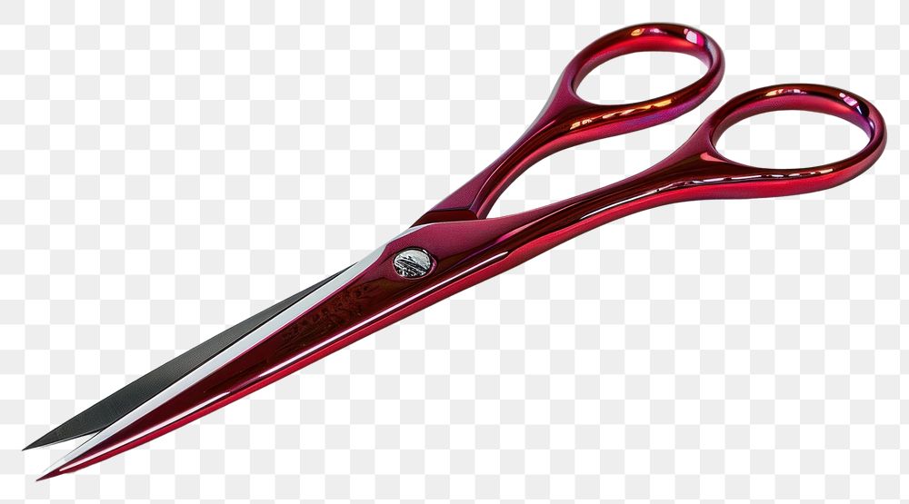PNG Red scissors white background weaponry shears.