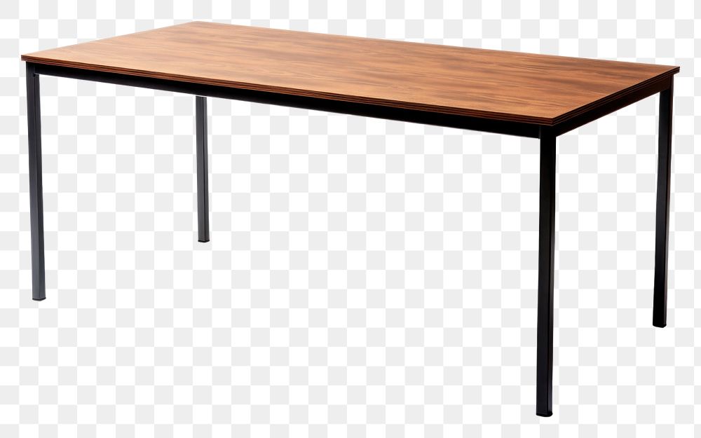 PNG Table furniture desk white background.