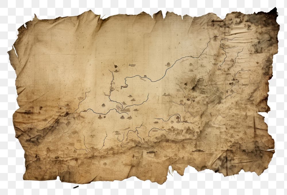 PNG Vintage map backgrounds burnt text.