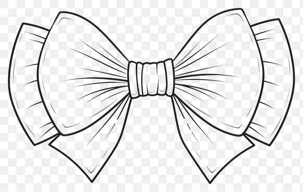 PNG Bow sketch line bow.
