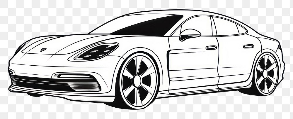 PNG Car sketch vehicle drawing.