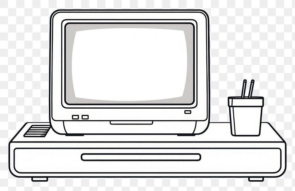 PNG Computer television sketch electronics.