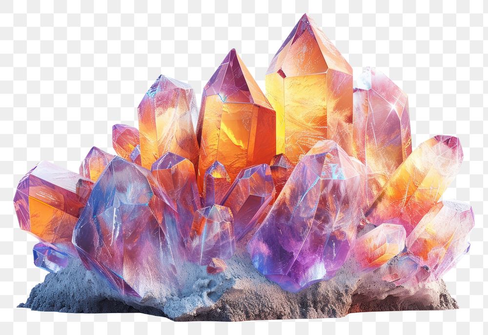 PNG Industry gemstone crystal amethyst.