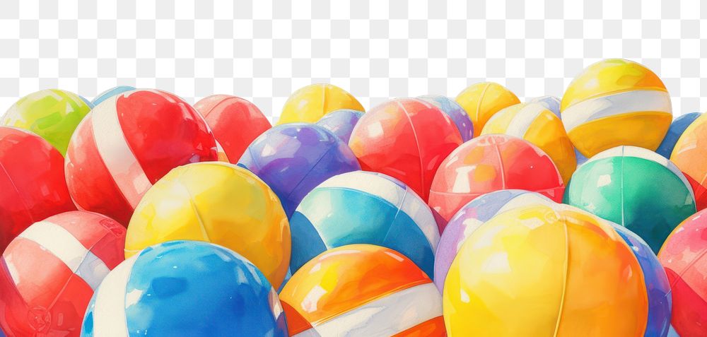 PNG Many beach ball backgrounds balloon sphere.