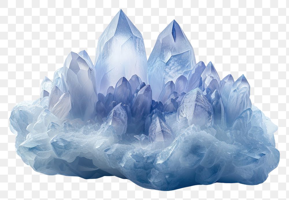 PNG Cloud crystal gemstone mineral.