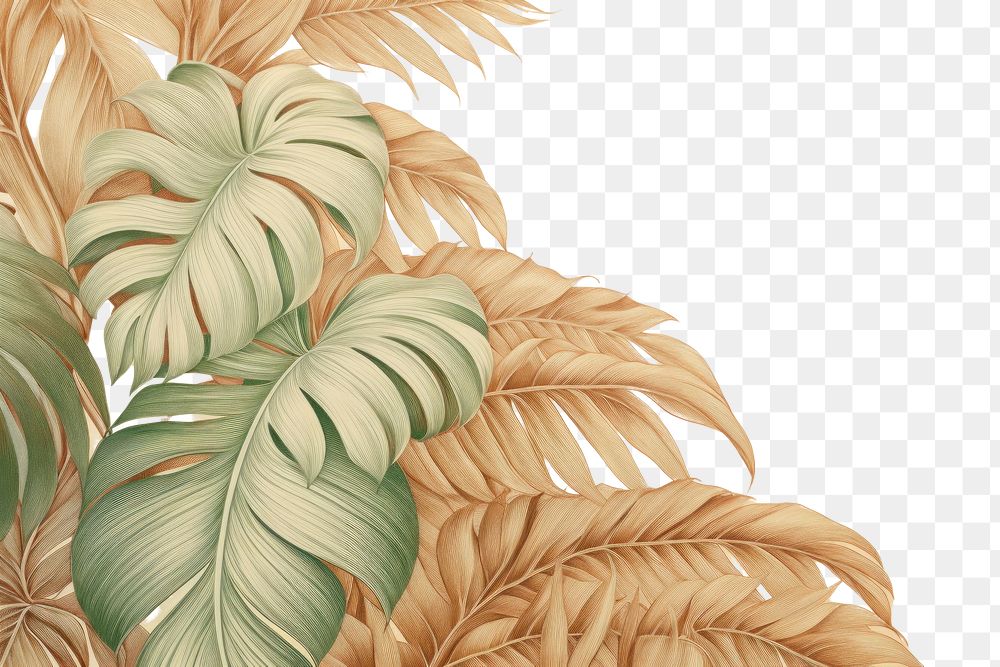 PNG Pattern nature plant leaf.