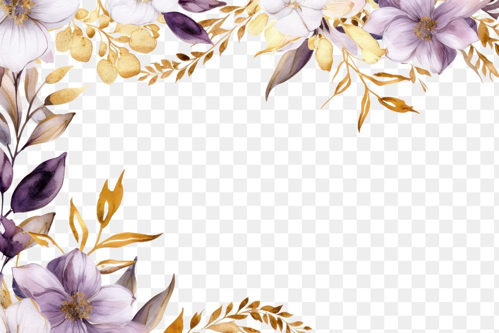 PNG Lilac flowers border frame backgrounds pattern plant.