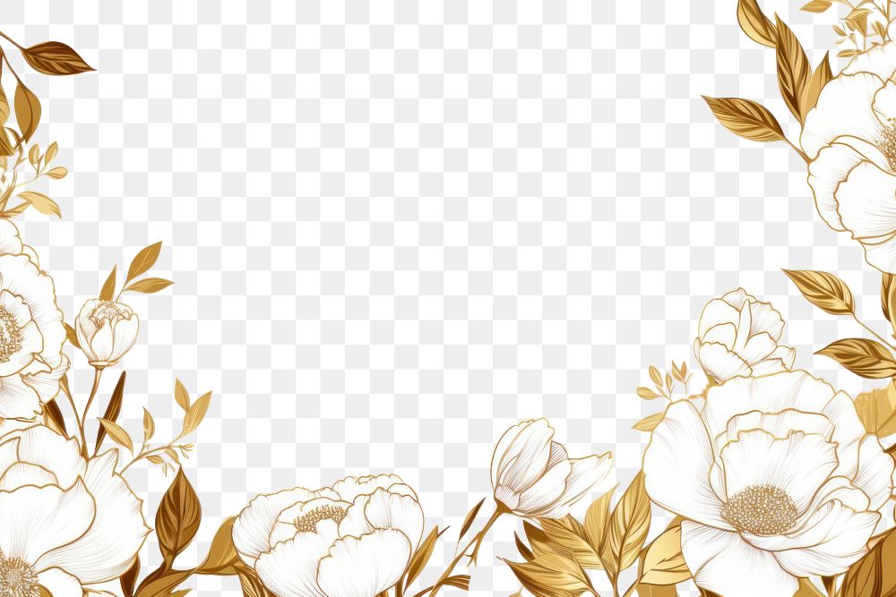 PNG  Peony flowers border frame backgrounds pattern white.