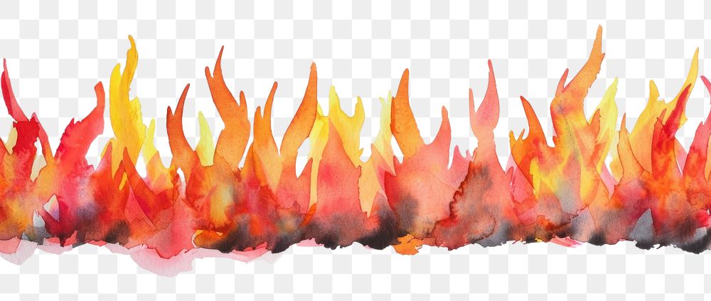 PNG Monochromatic Fire flame border fire backgrounds creativity