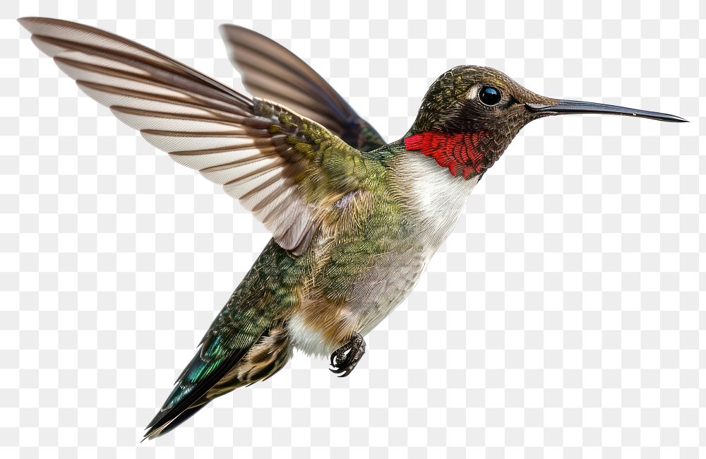 PNG Hummingbird in Flight hummingbird animal beak.