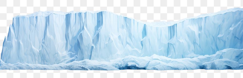 PNG Landscape blue ice cliff mountain outdoors iceberg.