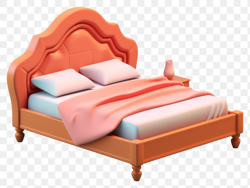 PNG Bed furniture bedroom comfortable.