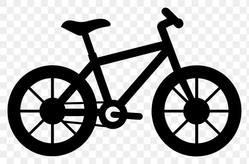PNG Bike logo icon silhouette vehicle bicycle.